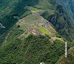 Huayna Picchu vu de dessus