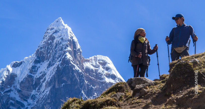 Turisti in attività di Trekking