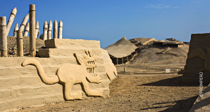 Huaca Moche nel nord peruviano