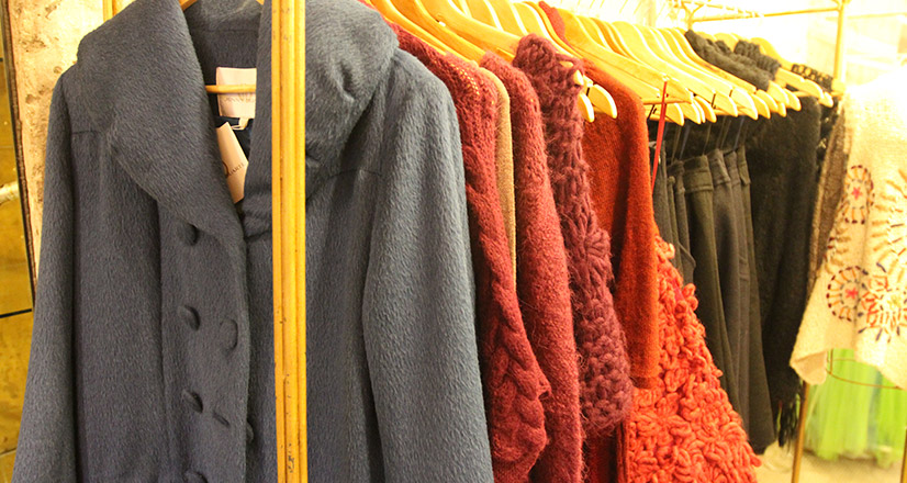 Roupas artesanais de alpaca