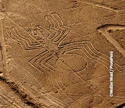 Linha de Nasca desde o céu