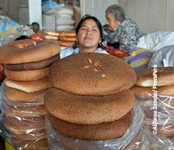 Pães artesanais no Vale Sagrado