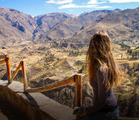 Viewpoint in the Colca Canyon