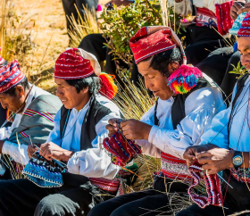 Taquile textile art, Puno