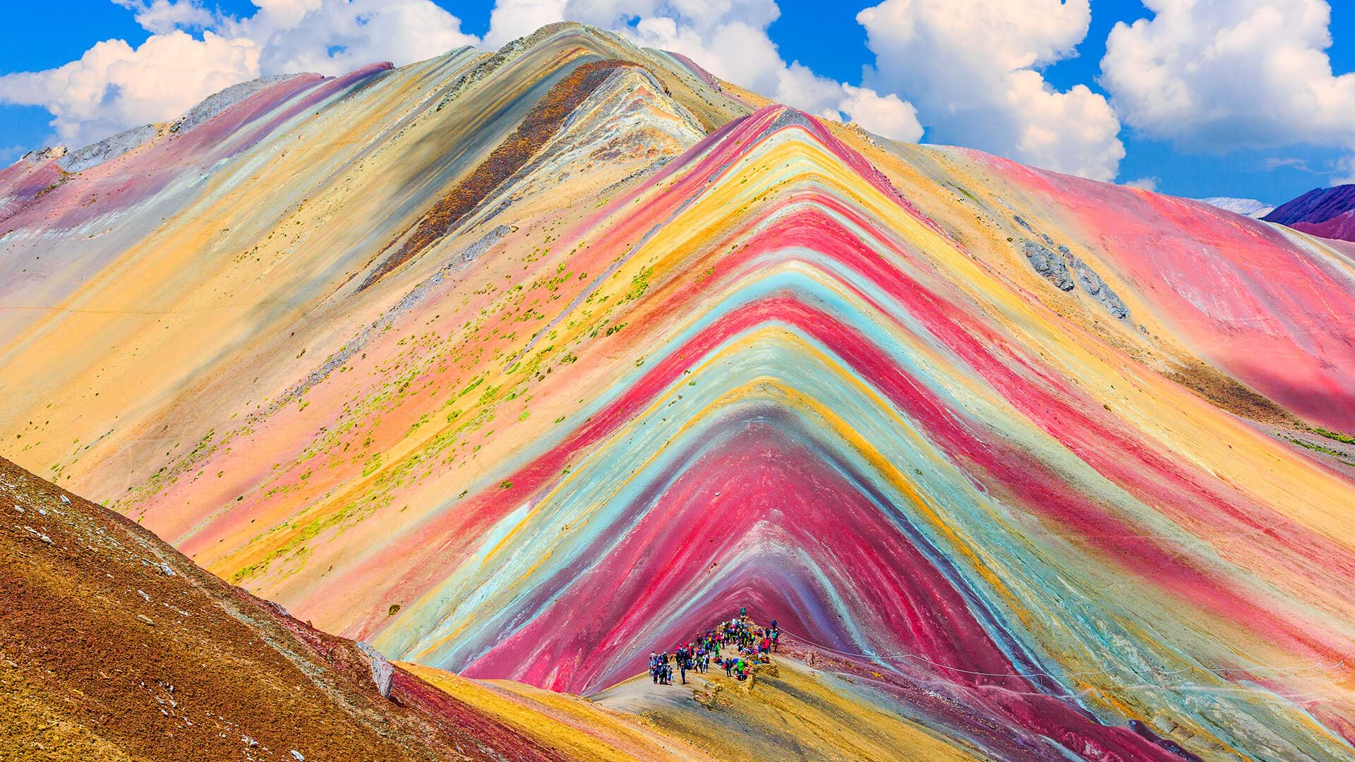 Vinicunca, the beautiful mountain of seven colors