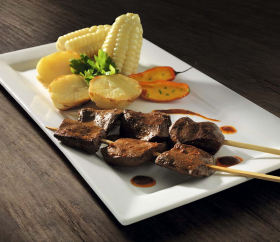 Anticuchos, Peruvian dish, Lima