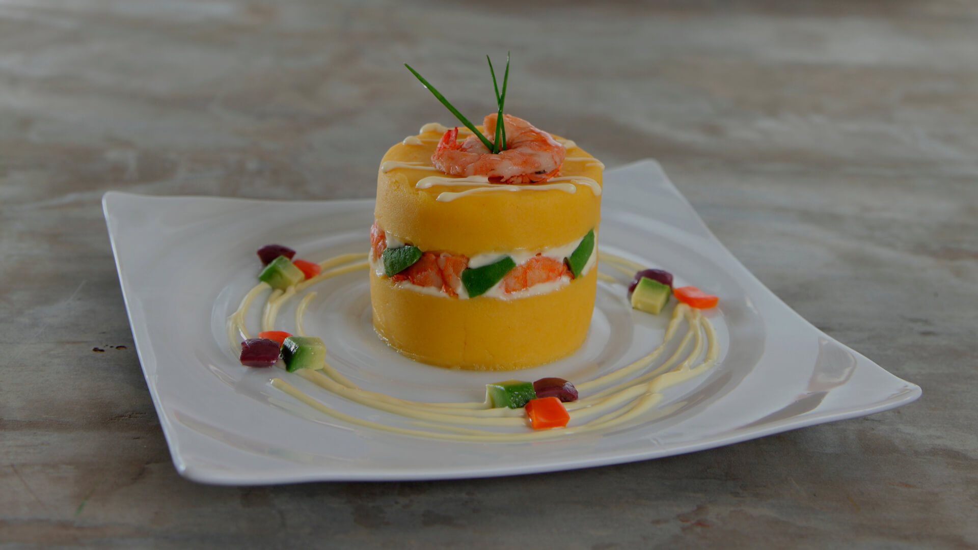 Causa Peruana De Camarones