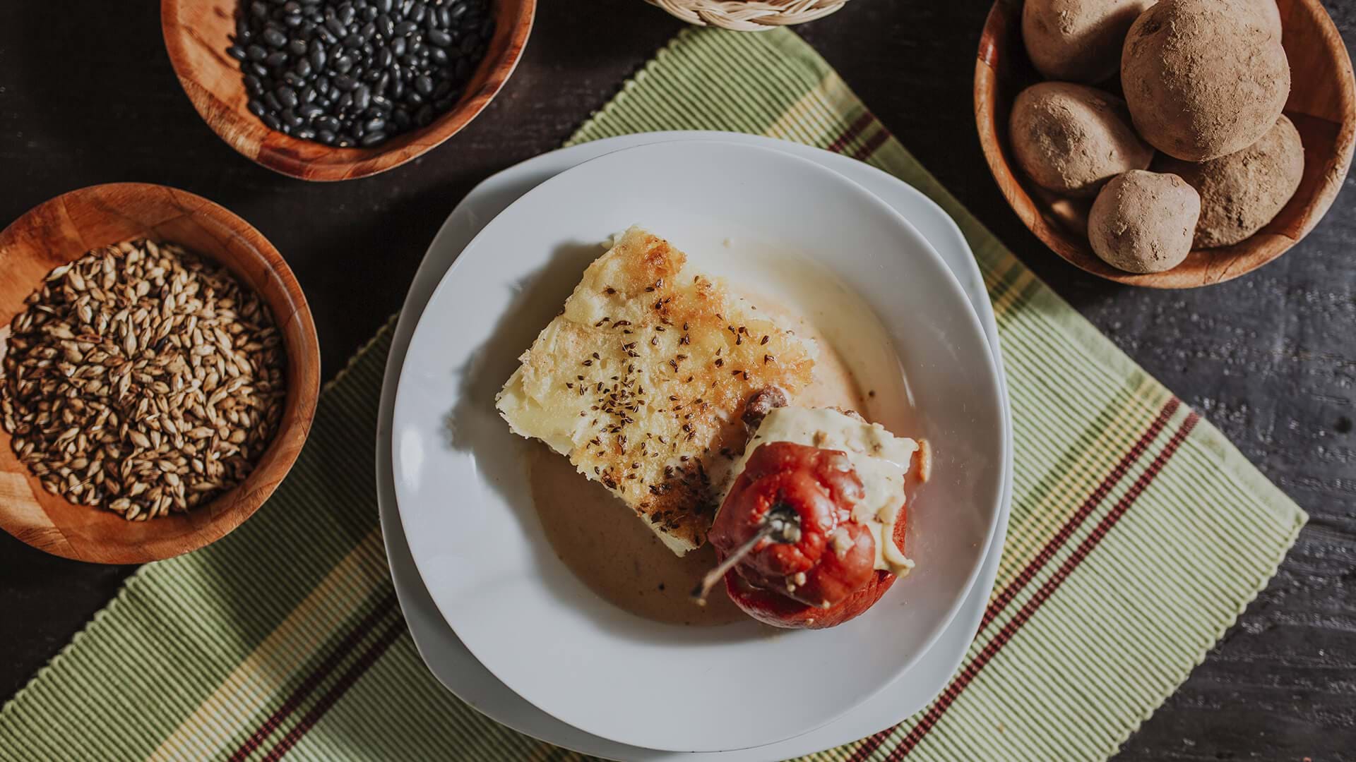 Rocoto Relleno con Pastel de Papa, Arequipa