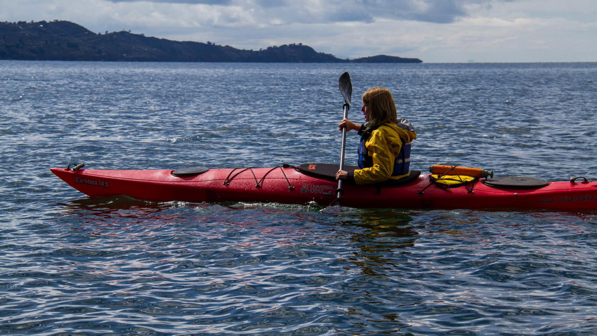 Kayak en el Lago Titicaca, Puno