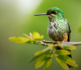 Colibrí en el Manu