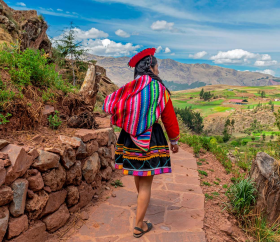 Mujer quechuahablante en el Cusco