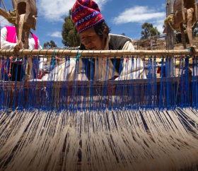 Arte textil en Taquile, Puno