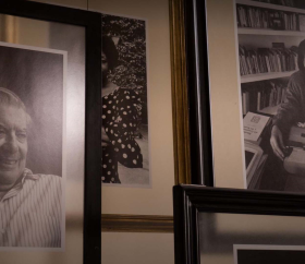 Retratos de Vargas Llosa y Varela
