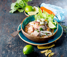 Peruvian ceviche