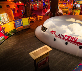 View of the Take Me There: Peru exhibition at The Children’s Museum of Indianapolis.