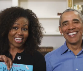 Michel y Barack Obama