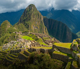 La ruina inca de Machupicchu, provincia de Cusco, Perú.
