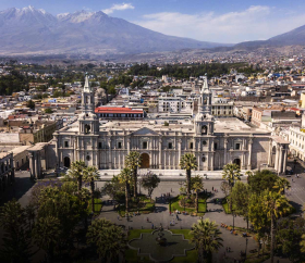 Plaza de Armas de Arequipa.
