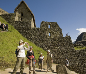 Machu Picchu libre de plástico