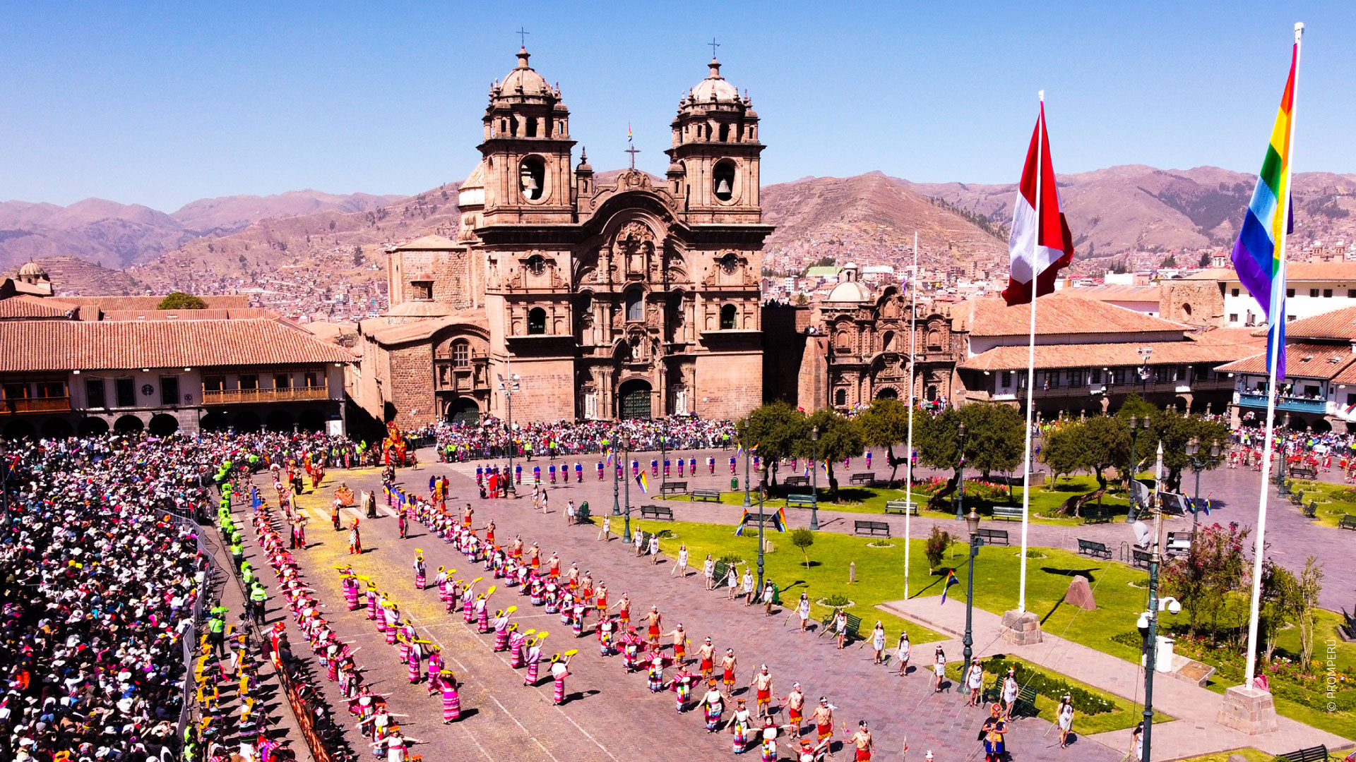 Inszenierung des Inti Raymi, Plaza de Armas Cusco / ©PROMPERÚ