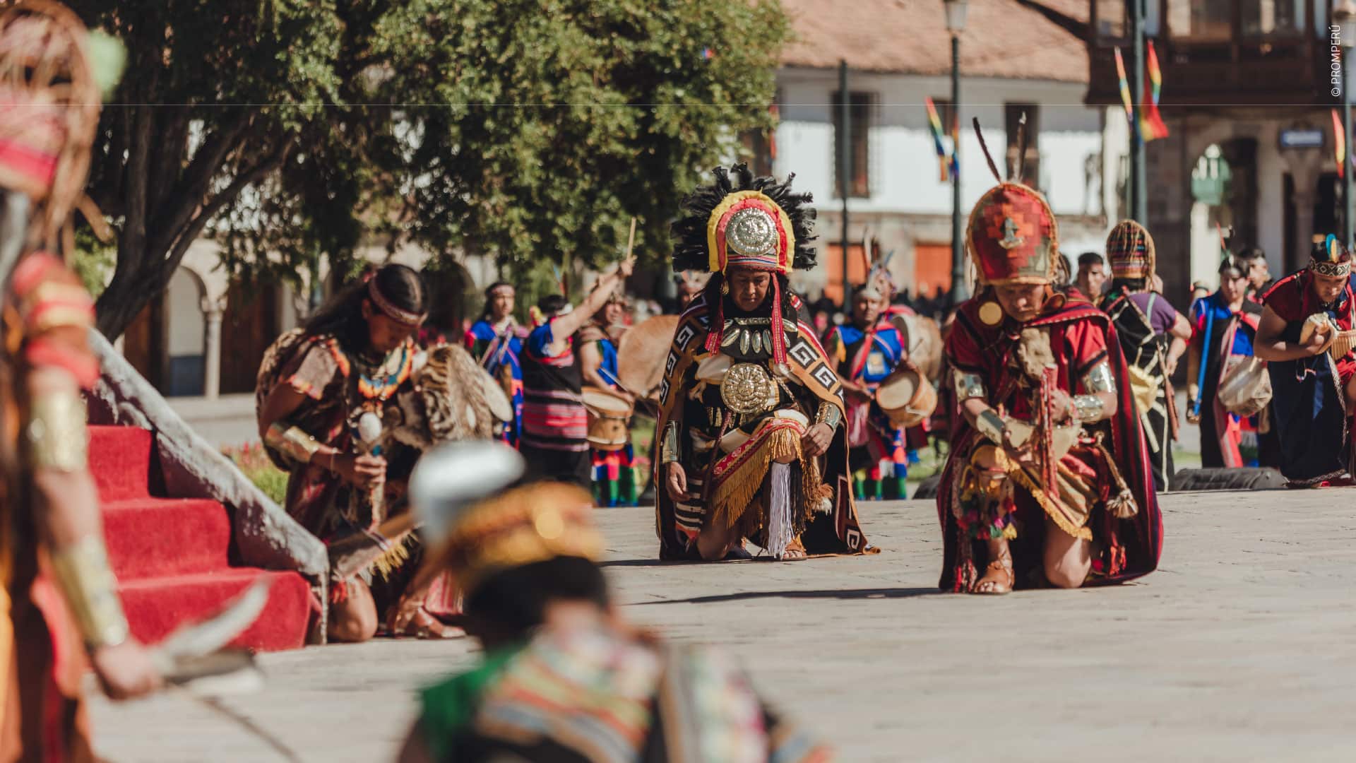 Mise en scène de l’Inti Raymi, Plaza de Armas de Cusco / ©PROMPERÚ