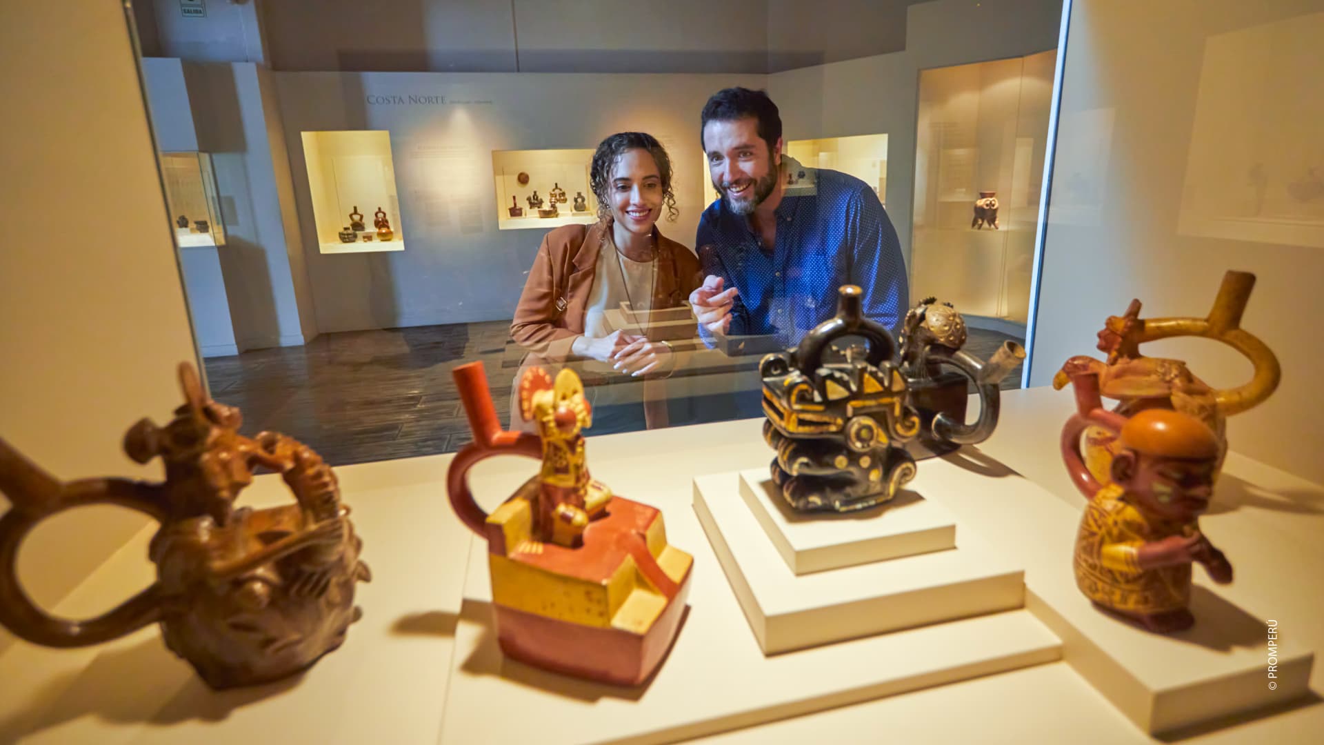 Turistas en Museo Larco