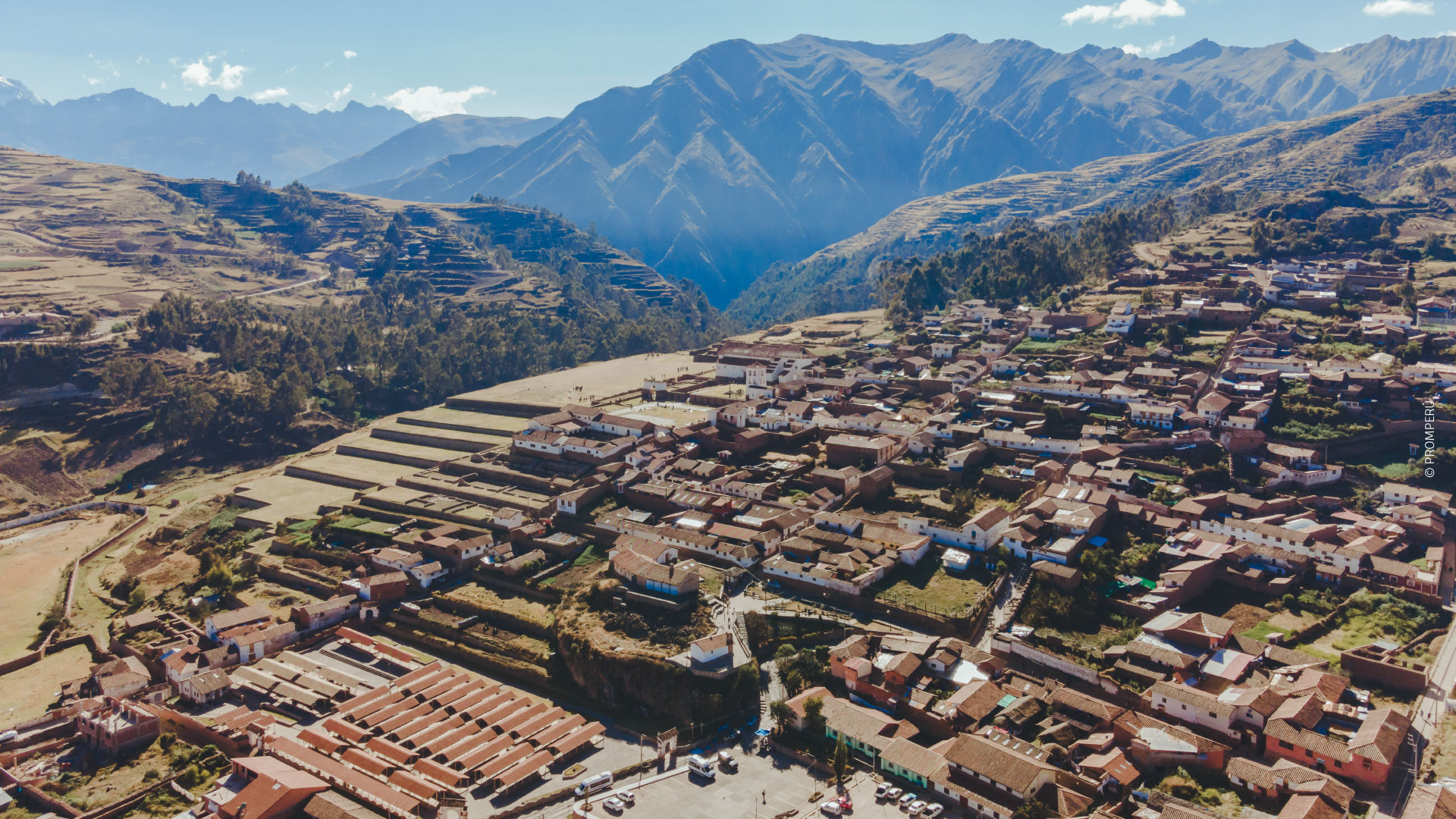 Vista aérea de Chinchero / © PROMPERÚ