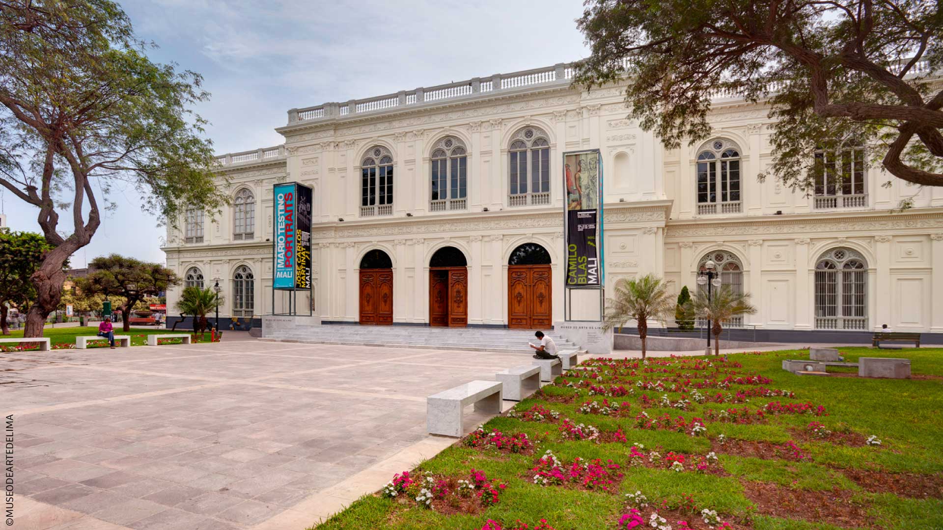 Exterior of the MALI museum.