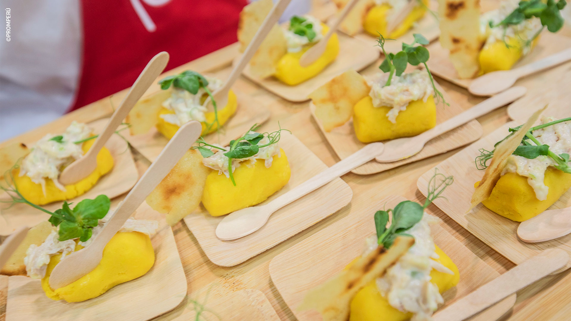 Degustación de gastronomía peruana FITUR 2025