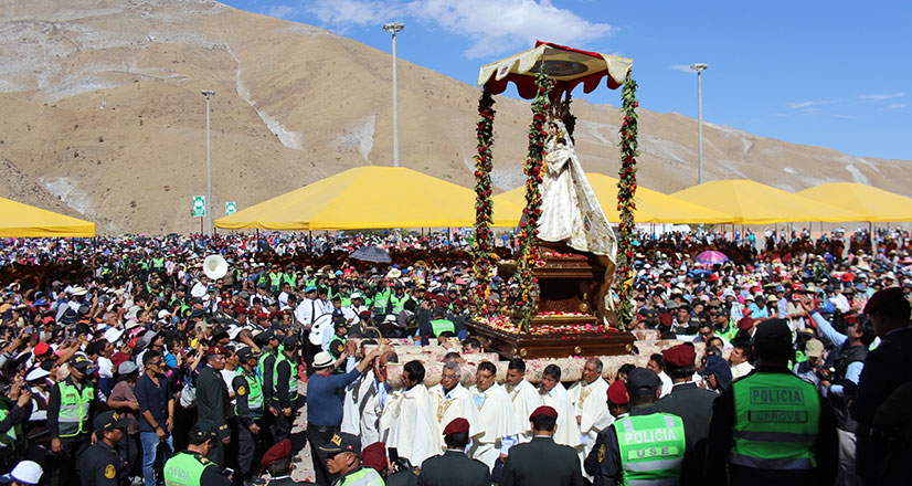 Procesión de la Virgen de Chapi