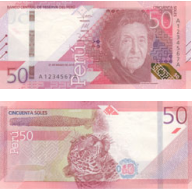 50 soles banknote