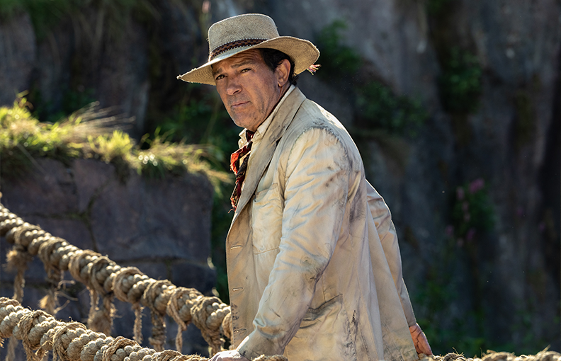 Antonio Banderas interpreta al antagonista Hunter Cabot en la película de Paddington.