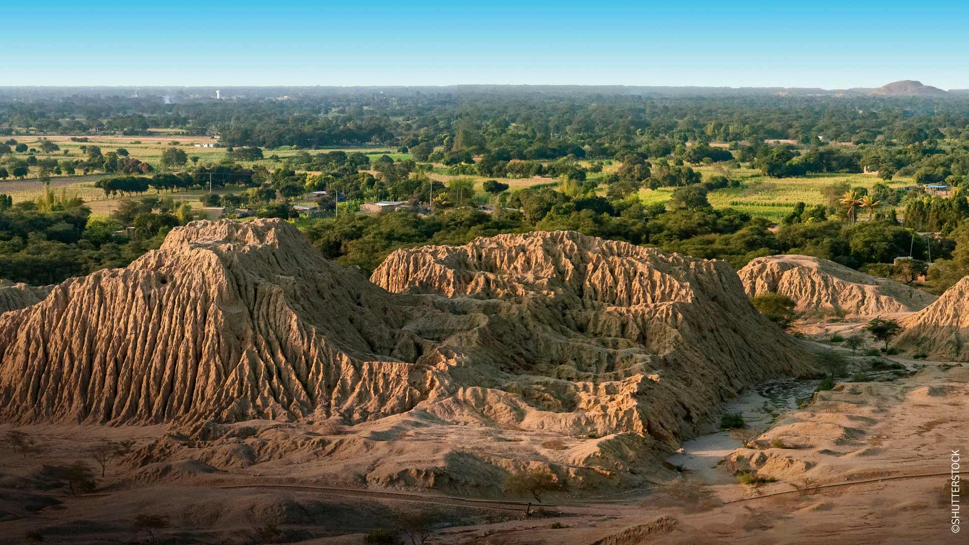 Túcume, conocido como el "Valle de las Pirámides”, Lambayeque.