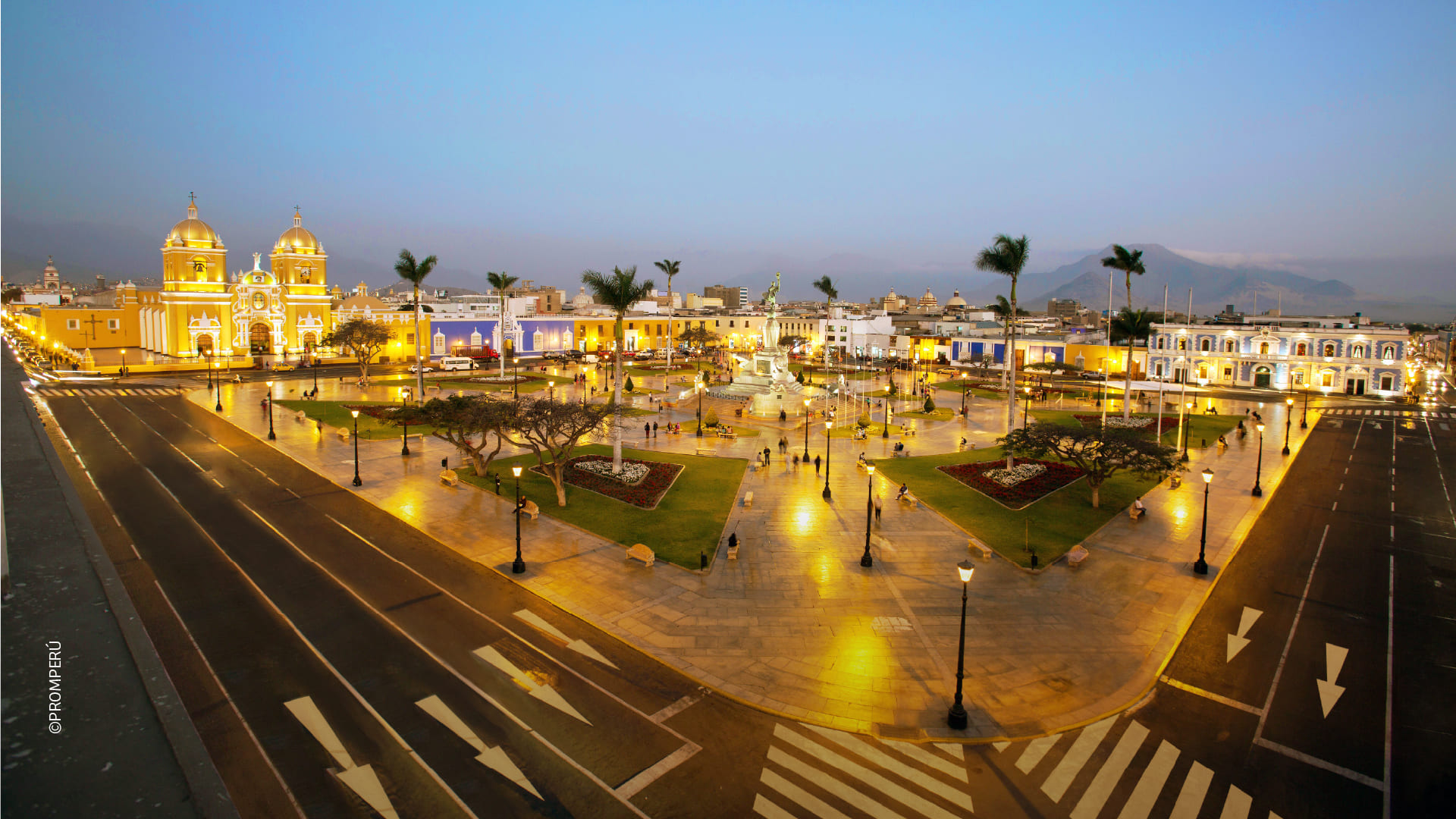 Plaza de Armas de la ciudad de Trujillo
