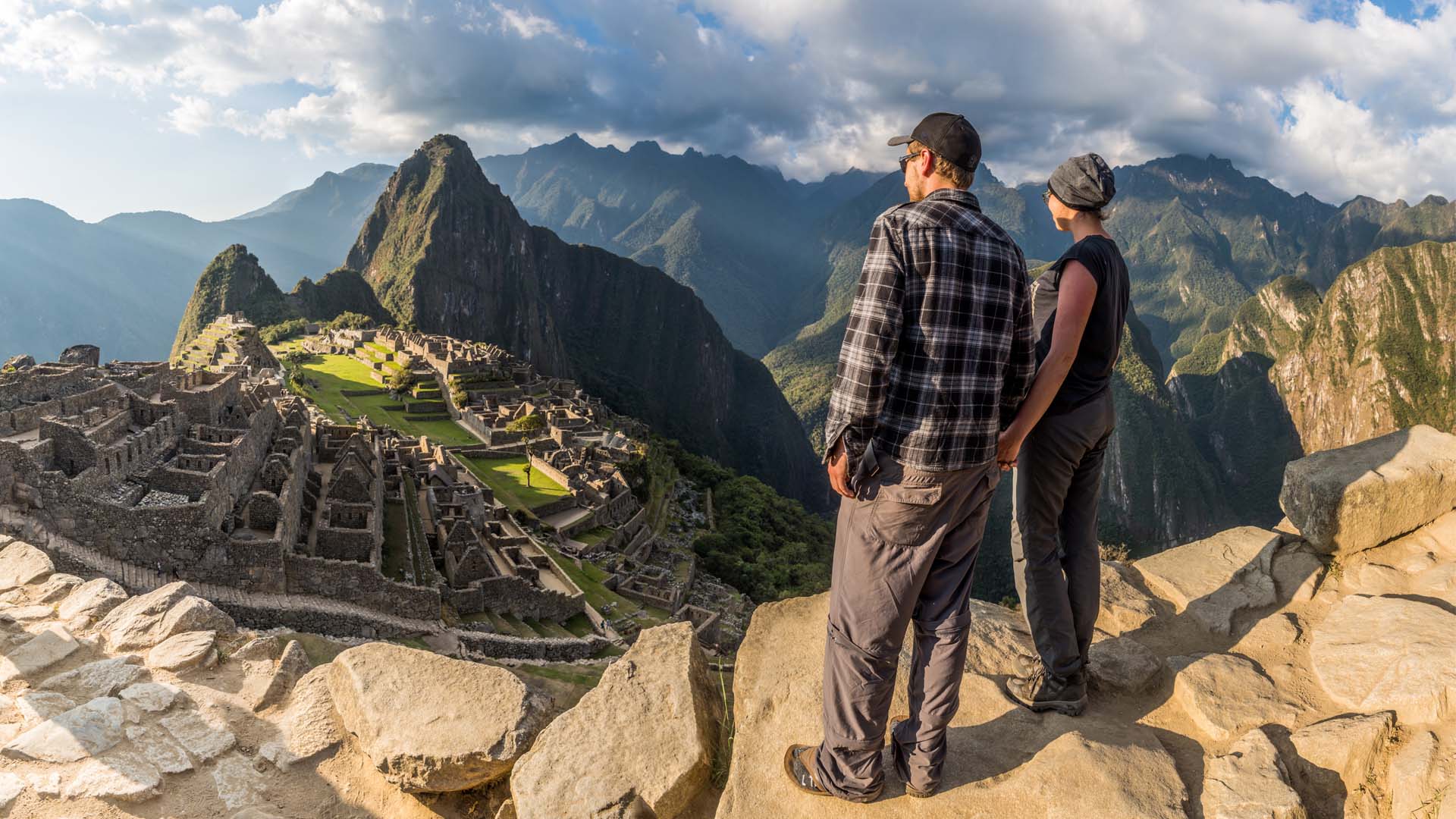Touristen in Machupicchu