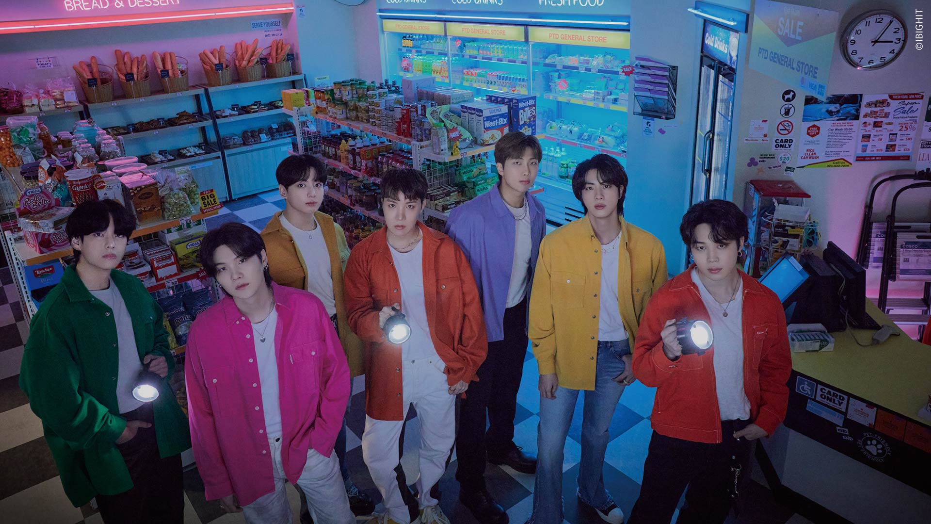 Grupo coreano BTS.