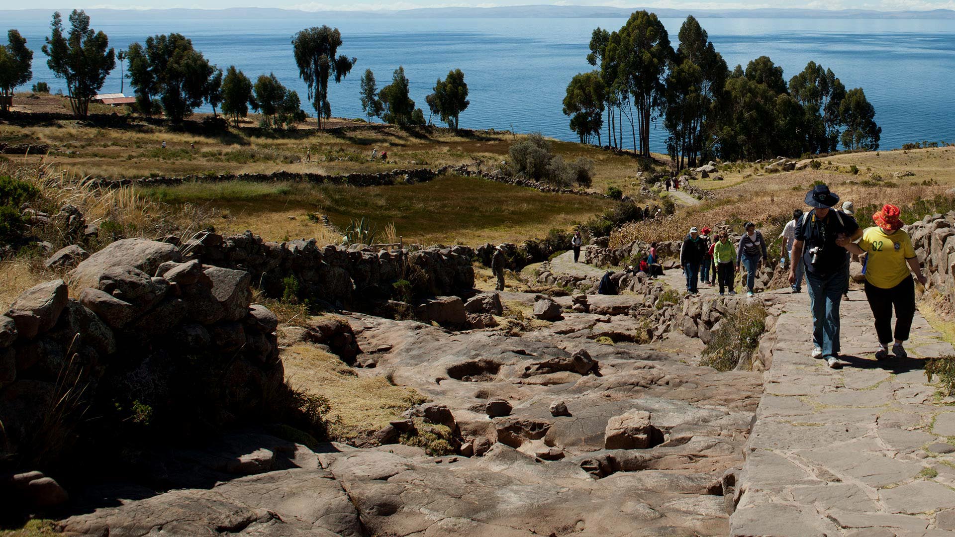 Visita às ilhas do Lago Titicaca