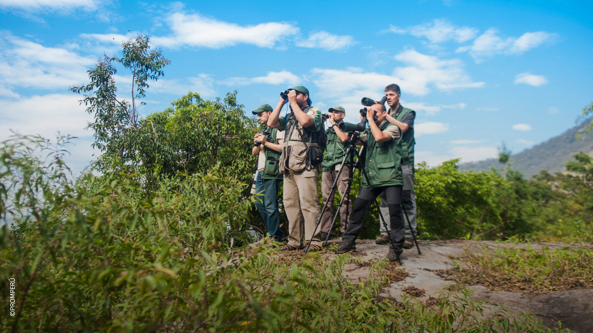 Birdwatching at the wildlife refuge