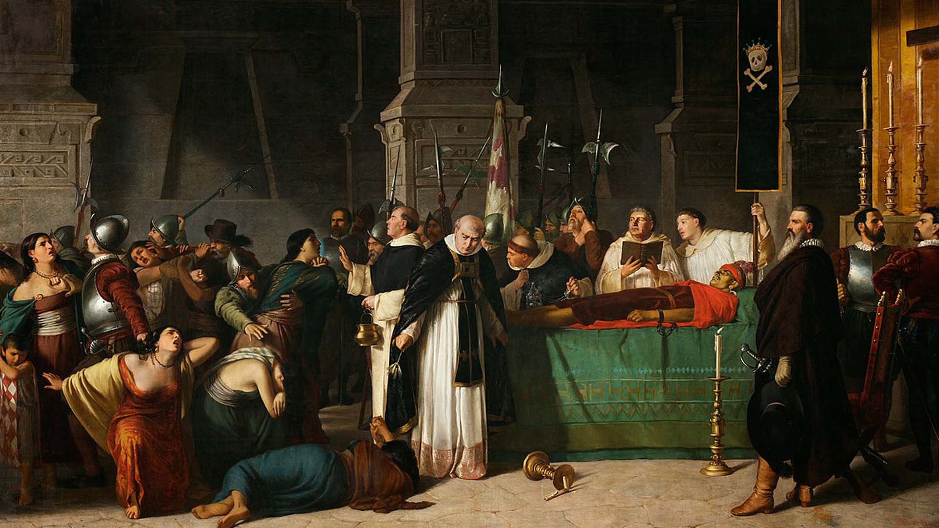 Los funerales de Atahualpa