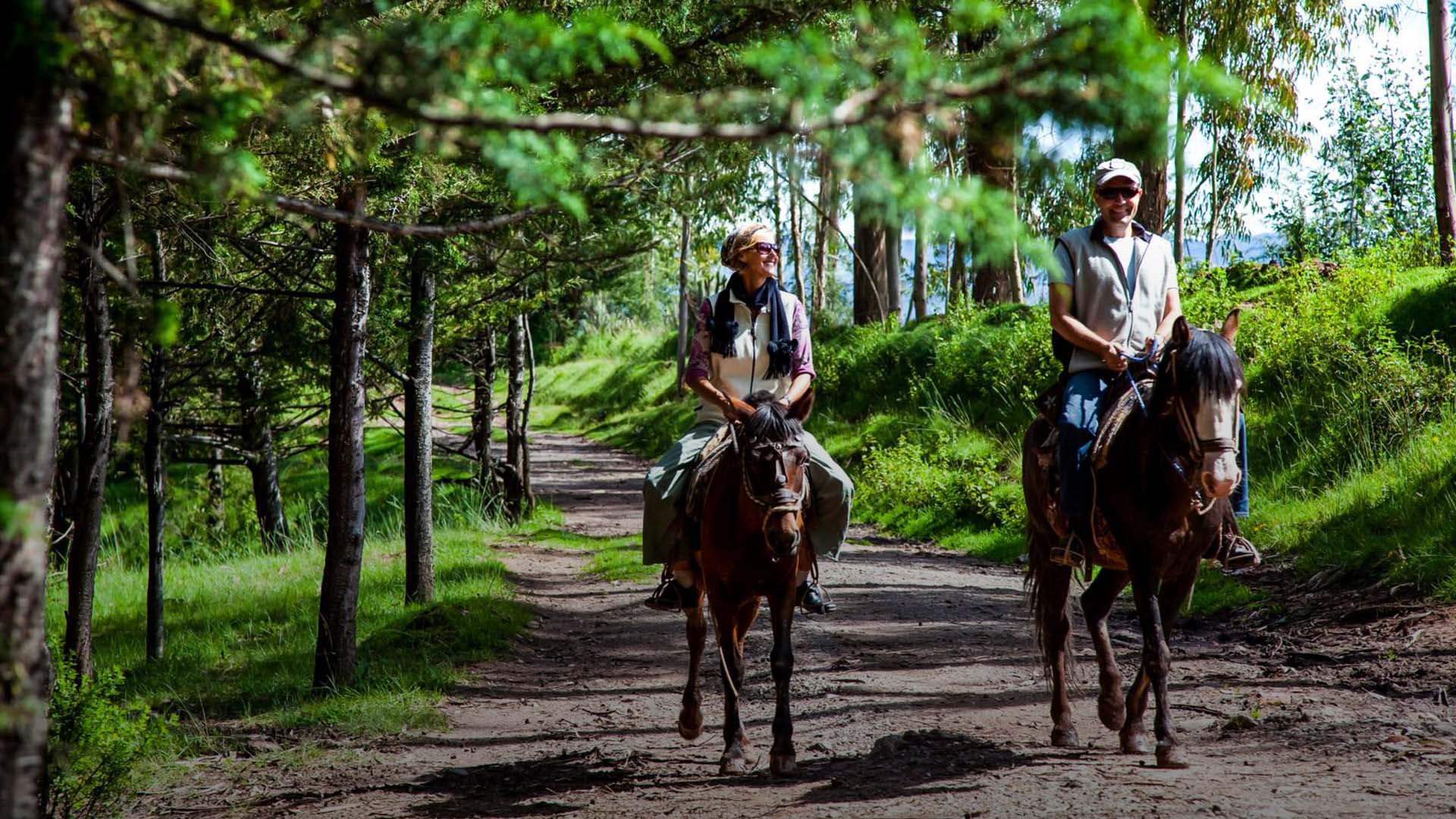 Paseo a caballo en Sacsayhuamán