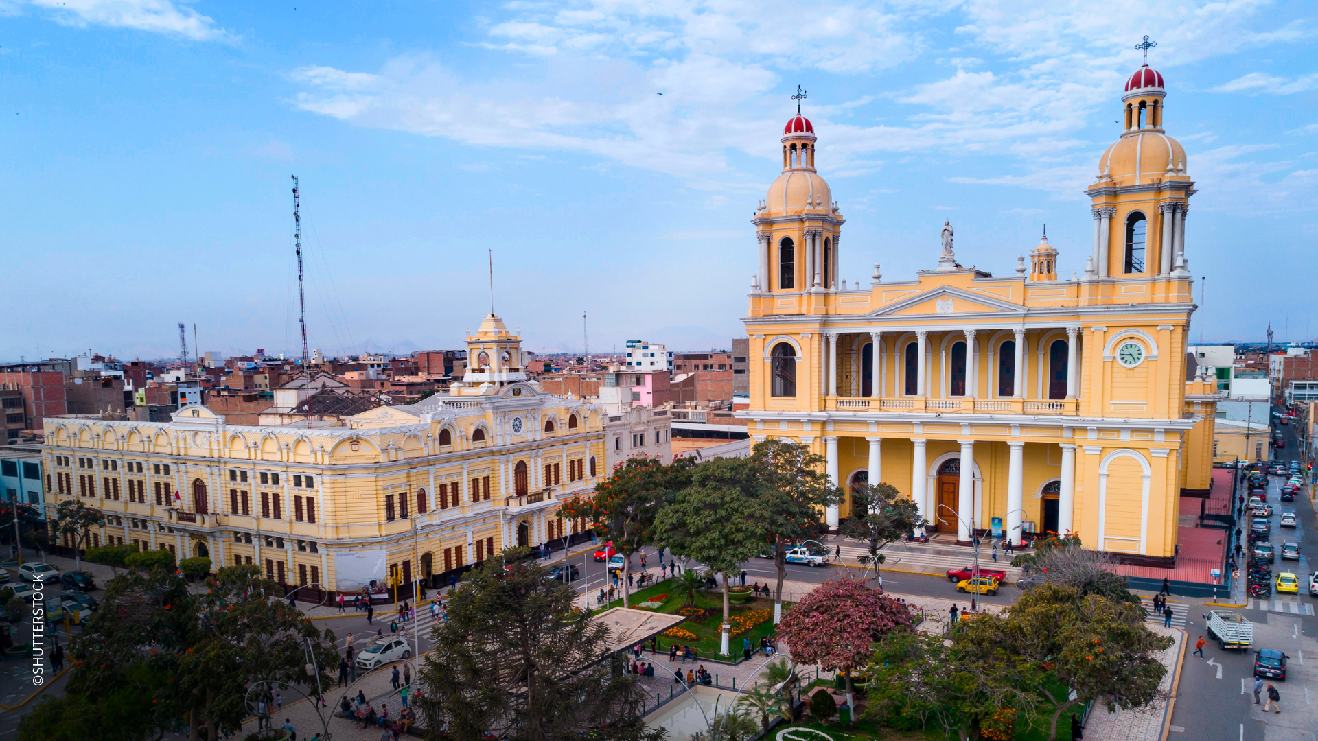 Piazza principale di Chiclayo e Cattedrale.