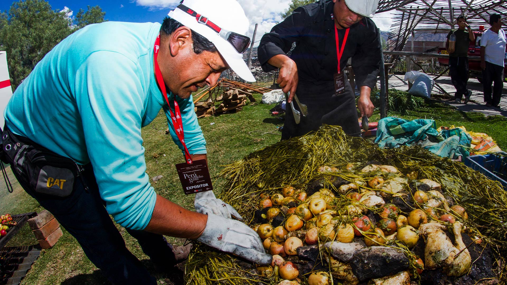 The dish of Pachamanca offered by the imperial city of cusco