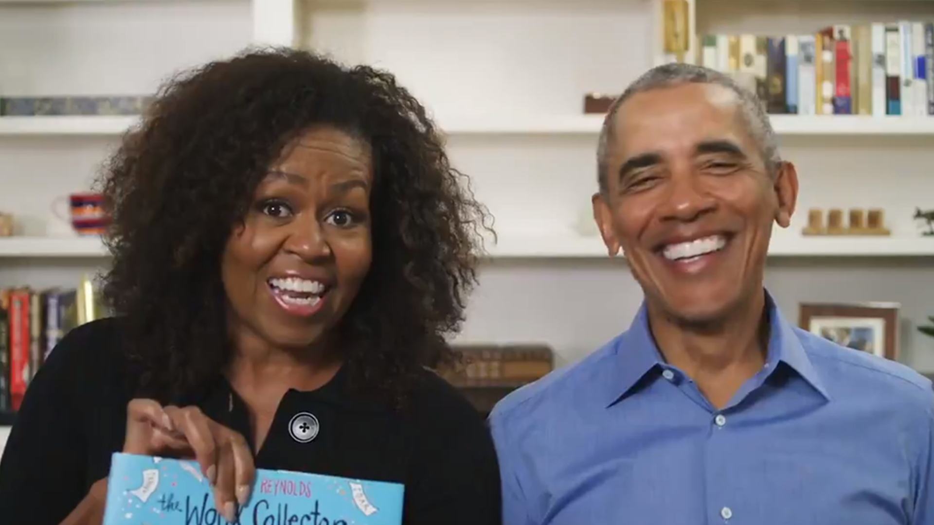 Michel y Barack Obama