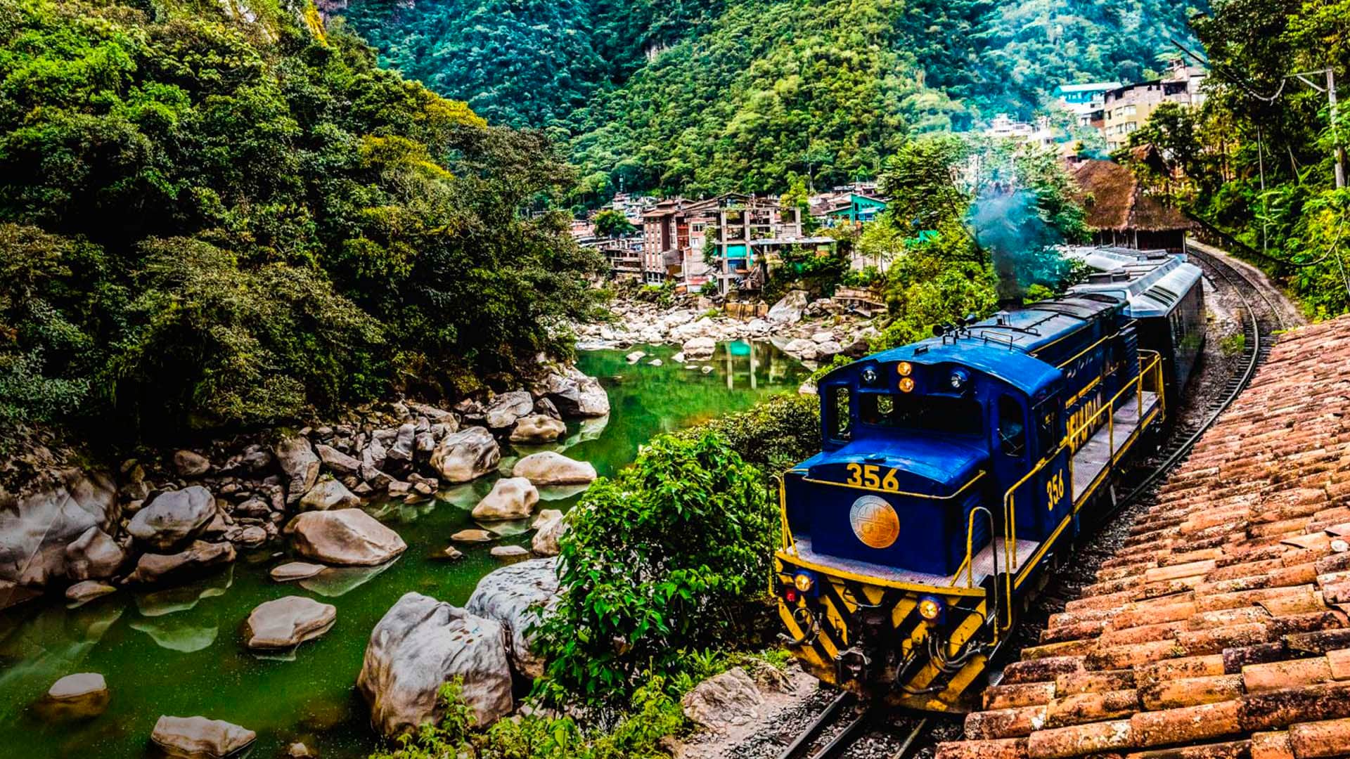 Tren hacia Machupicchu