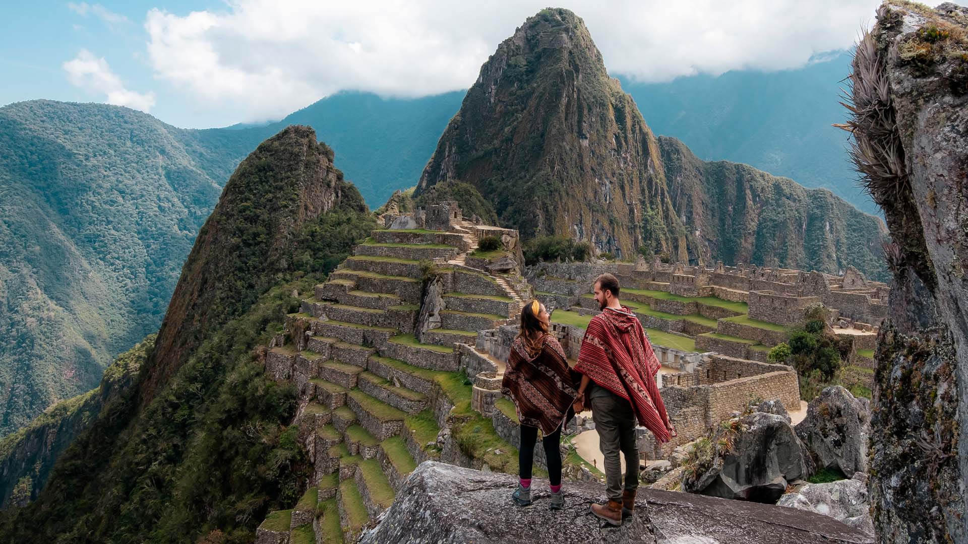 Turistas en Machupicchu