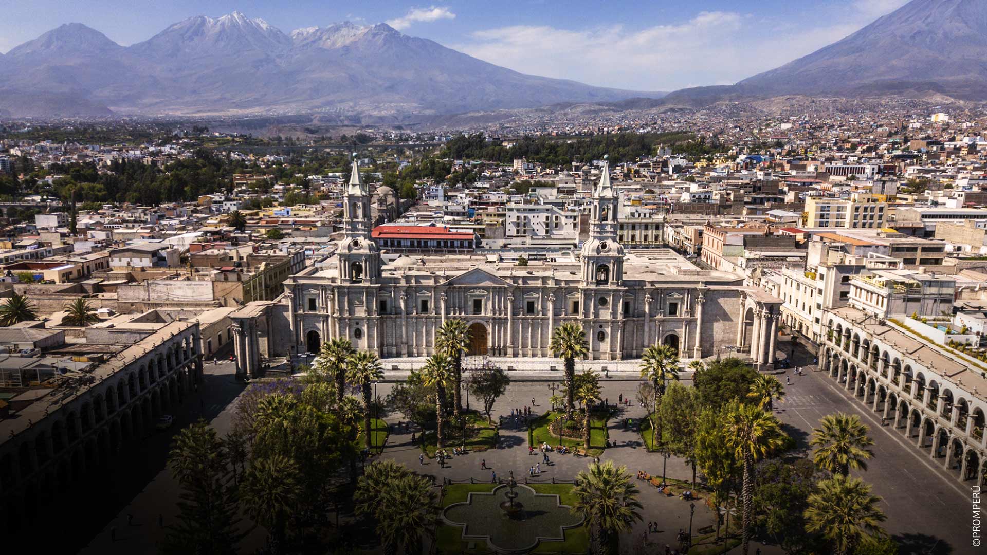 Plaza de Armas de Arequipa.