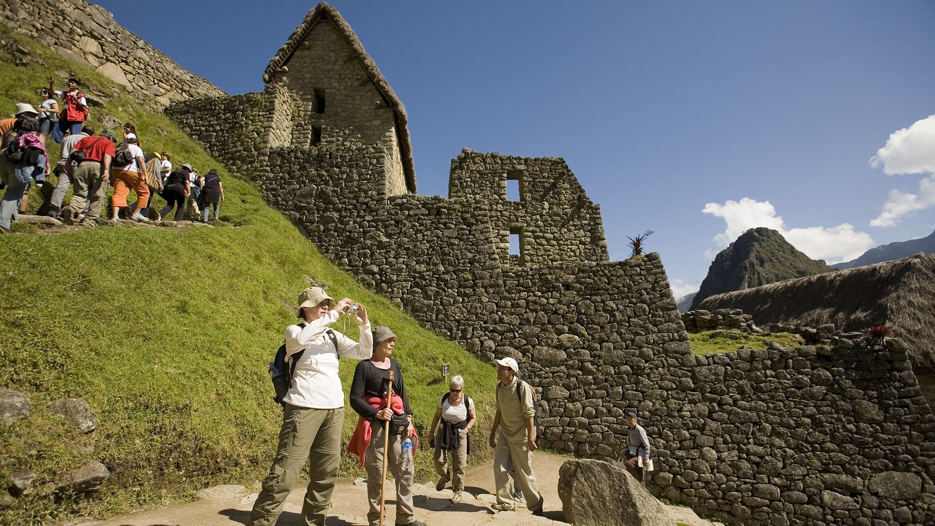 Machu Picchu libre de plástico