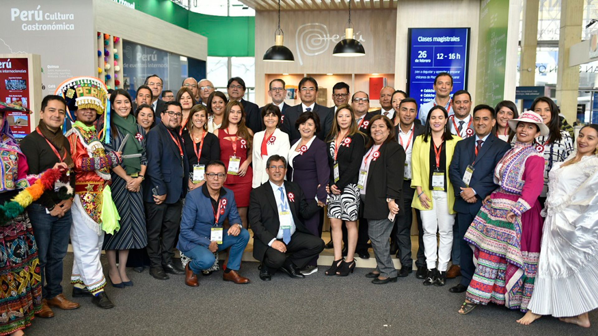 Comitiva peruana en Anato 2020, Bogotá, Colombia