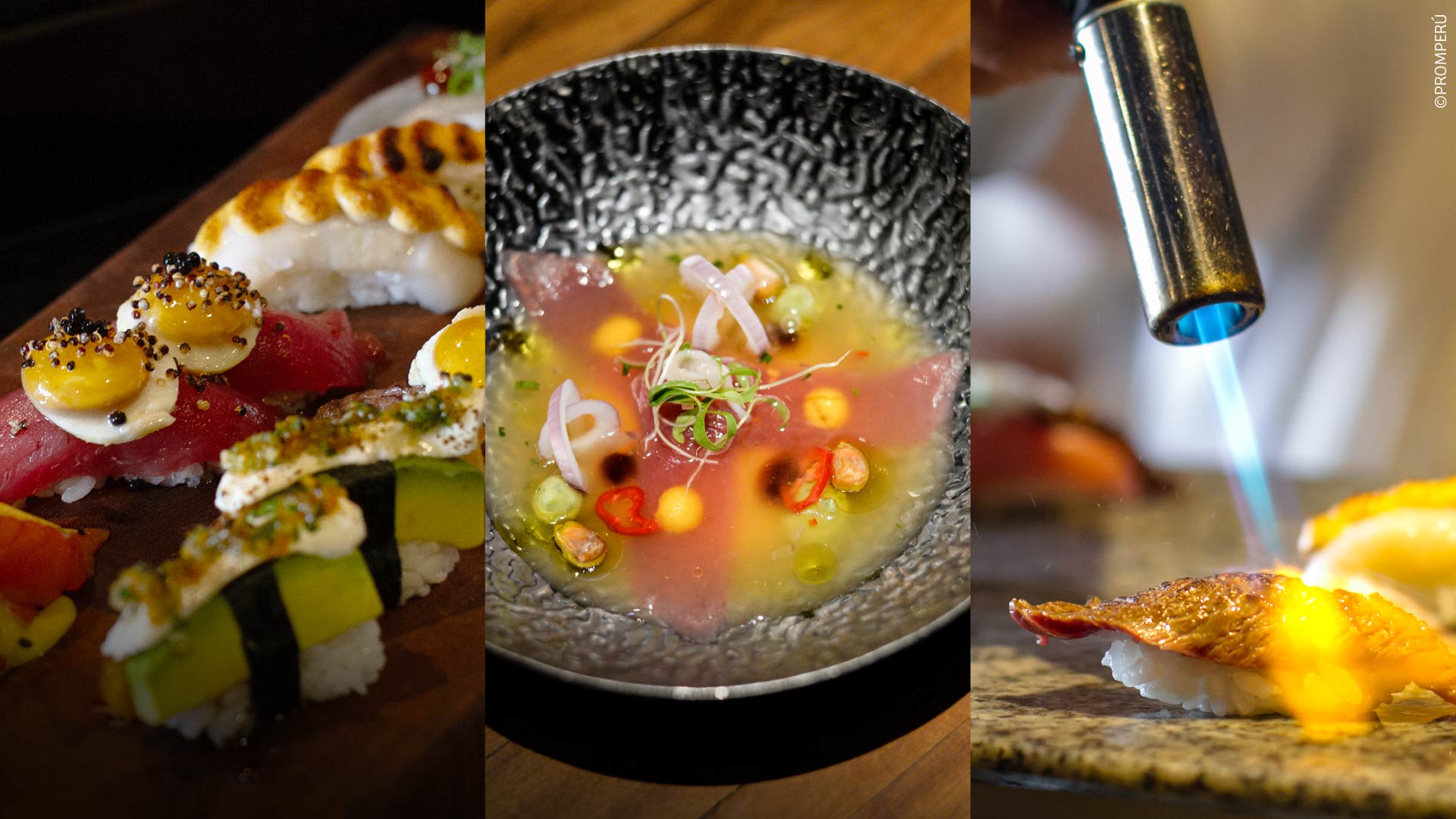 Culinária nikkei em sua máxima expressão. Pratos do restaurante Maido.