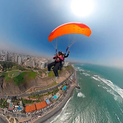 360 Explora: Parapente en la Costa Verde de Miraflores